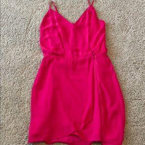 Hot pink dress